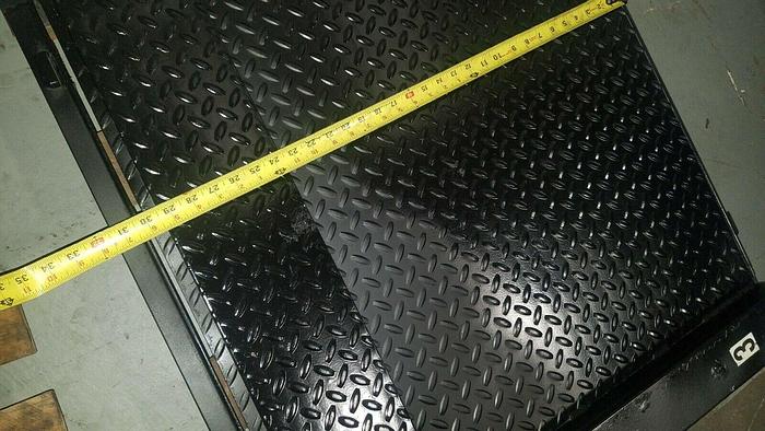 Used Toledo Masstron Floor Weight Scale 30" with ramp (needs readout box)