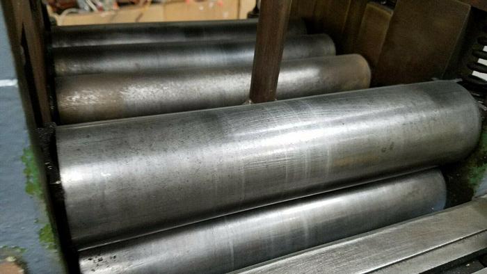 Used Littell 10" Motorized Continuous Stock Leveler Straightening Machine 110V