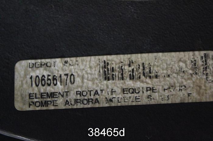 Used Aurora 6-481-15 Pump Rotating Assembly, 6-Vane, Bronze #38465