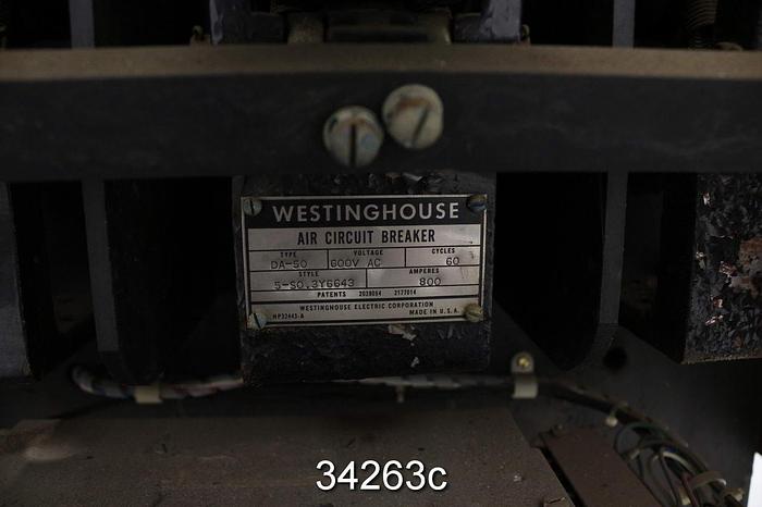 Used Westinghouse DA-50 Air Circuit Breaker #34263