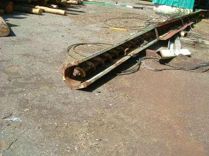Used 8" x 40' Screw Conveyor (Two sections)