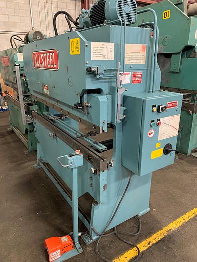 Used 35 TON X 6' ALLSTEEL HYDRAULIC PRES BRAKE