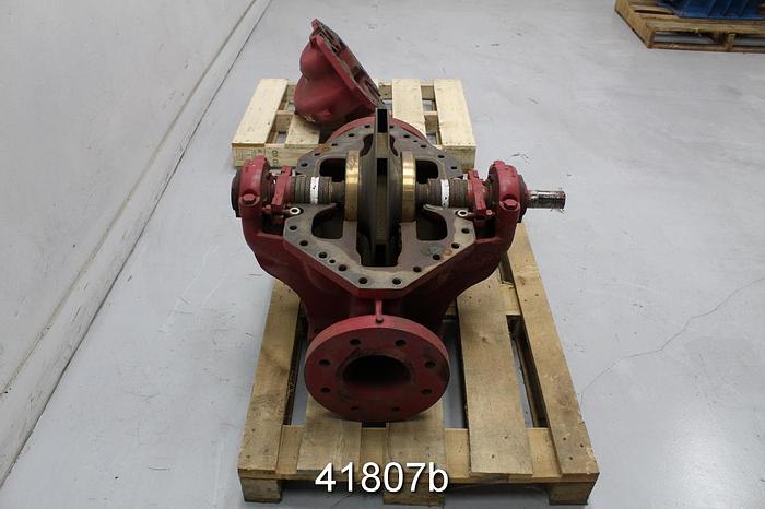 Unused Fairbanks 6" 1824BF Split Case Pump, 7-Vane 16.75" Brass Impeller #41807