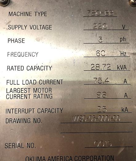 Used 2001 OKUMA CAPTAIN L370 BB