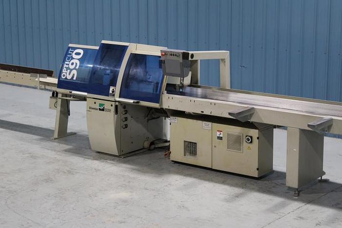 Used Dimter Model Opticut S90 Speed Optimizing Cross-Cut Saw