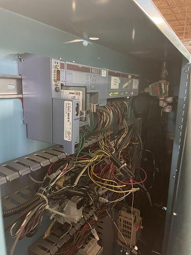 Used 2007 Braun sheet folder with stacker