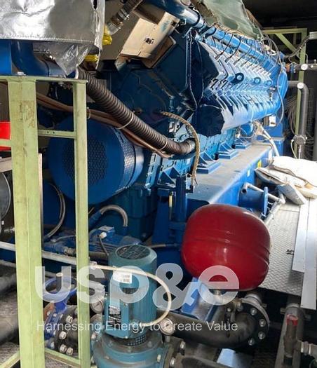 Used 2 MW 2014 Used MWM TCG2020V20 Natural Gas Generator Sets