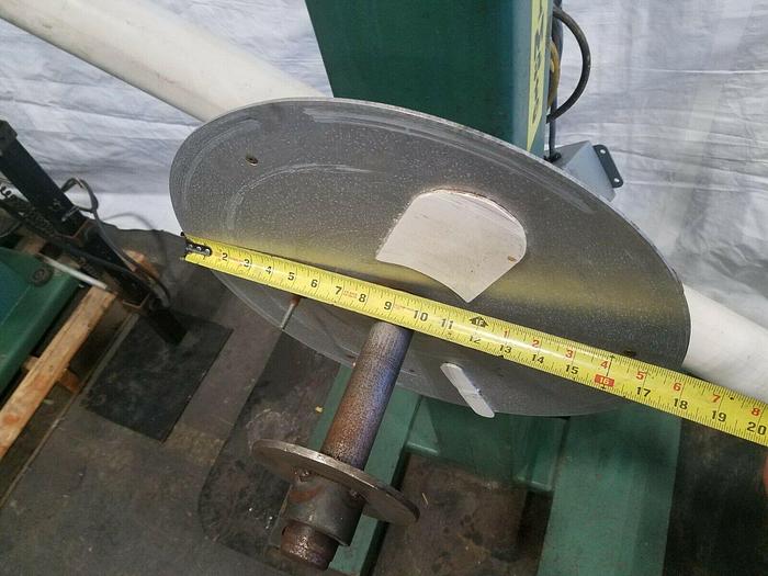 Used PA Industries Coilmate Double Motorized Stock Material Coil Payoff Reel Feed