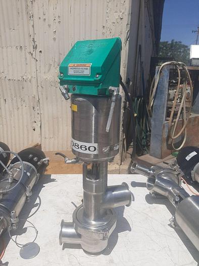 Used Valve, Shut-Off, 2-1/2", 316L S/st, Tri-Clover, Mdl 761-21 #S744661