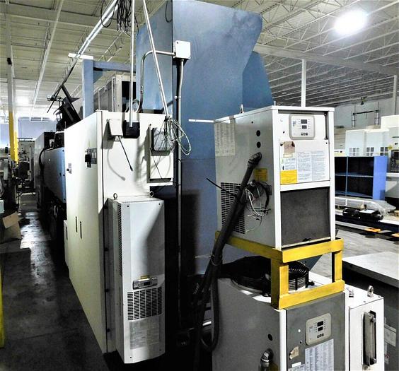 Used Johnford ST-60GX+CF 31″x54″ CNC Slant Bed Turning Center Fanuc I0-TD with Tooling