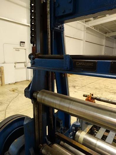 Used 55" USED CAMERON 10 TWO DRUM SLITTER REWINDER