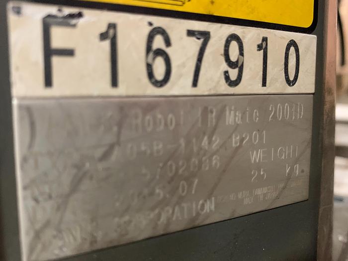 Used FANUC LR MATE 200iD 6 AXIS CNC ROBOT WITH R30iB MATE CONTROLLER