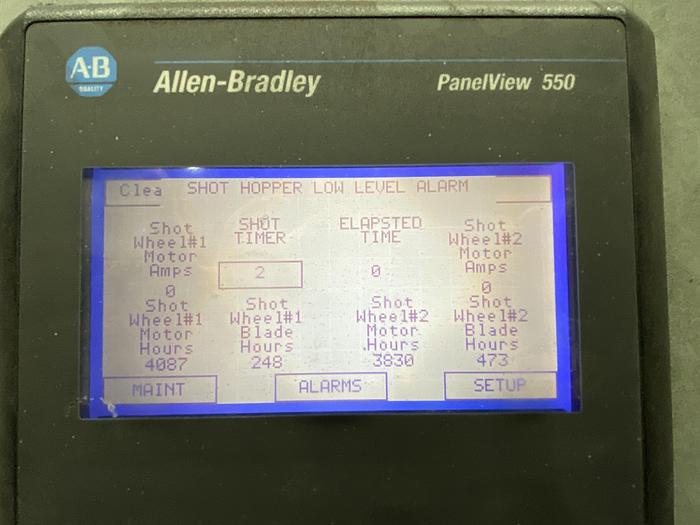 Used WHEELABRATOR 34 SUPER II TUMBLAST MACHINE (On Hold)