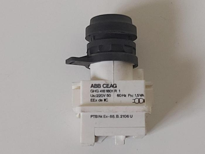 Ex Leuchtmodul + Vorsatz, weiß, GHG 418 1801 R1, 220V, ABB neuwertig