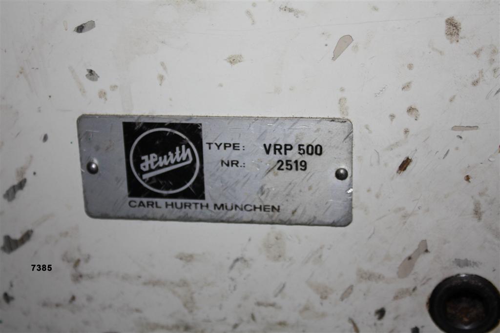 Usado HURTH VRP 500 Comprobadoras de engranajes #7385