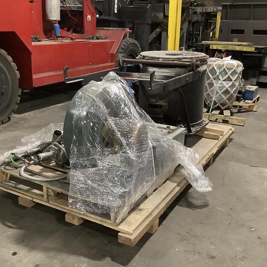 Used LINDBERG ROCK OVER ALUMINUM GAS FIRED FURNACE