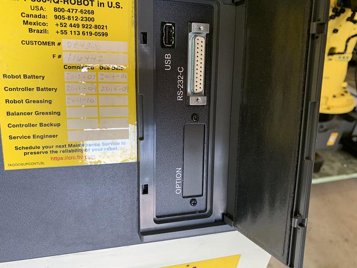 Used FANUC M900iA/600 6 AXIS CNC ROBOT WITH R30iA CONTROLLER