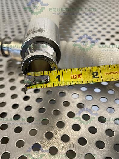 Used Sani Tech  72" Silicone Hose w/ 3/4" Sanitary Fitting