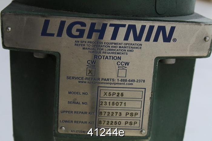 Used Lightnin X5P25 Top Mount Agitator #41244
