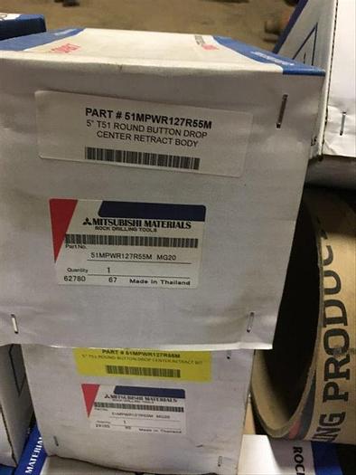 Mitsubishi 5" T51 Drop Center Round Button Drill Bit